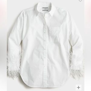 J. Crew Feather Shirt